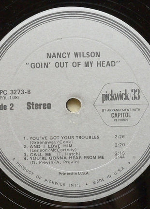 Nancy Wilson : Goin' Out Of My Head (LP, Album, RE)