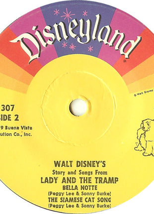 Unknown Artist : Walt Disney's Story And Songs From Lady And The Tramp (7")