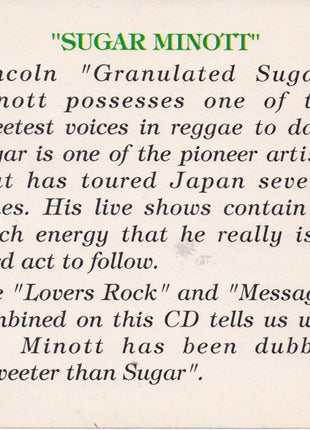 Sugar Minott : 20 Super Hits (CD, Comp)