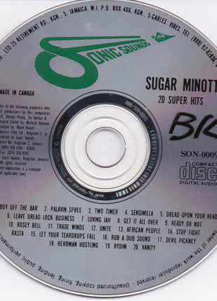 Sugar Minott : 20 Super Hits (CD, Comp)