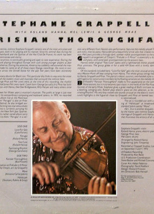 Stephane Grappelli* : Parisian Thoroughfare (LP, Album)