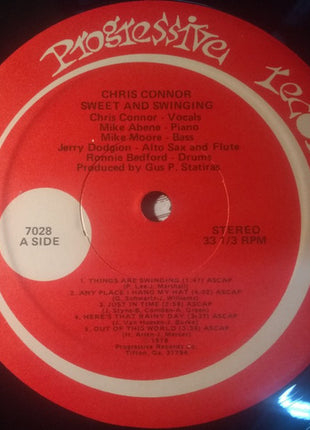 Chris Connor : Sweet And Swinging (LP)