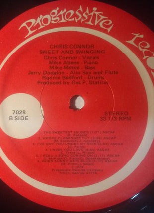 Chris Connor : Sweet And Swinging (LP)