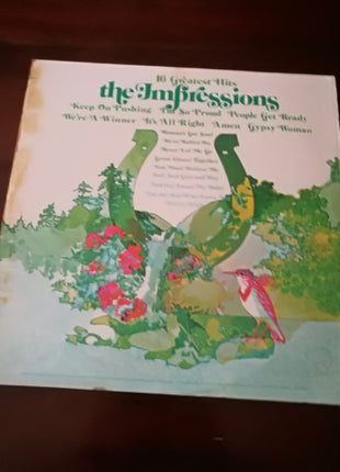 The Impressions : The Best Of The Impressions With Curtis Mayfield (LP, Comp, Promo)