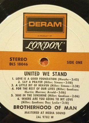 Brotherhood Of Man : United We Stand (LP, Album)