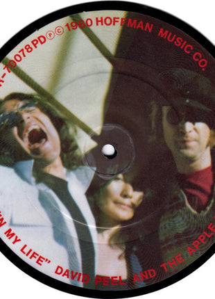 David Peel And The Apple Band* : In My Life / John Lennon Interview (7", Pic, Unofficial)