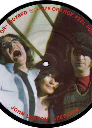 David Peel And The Apple Band* : In My Life / John Lennon Interview (7", Pic, Unofficial)