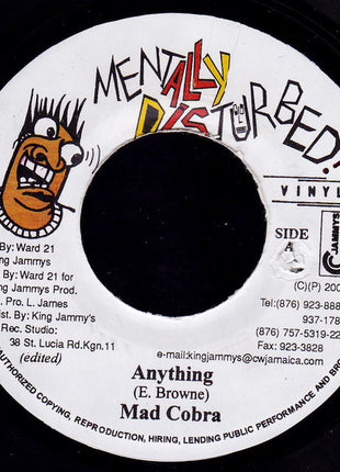 Mad Cobra : Anything (7")