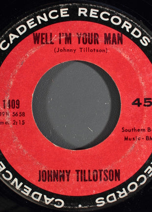 Johnny Tillotson : Dreamy Eyes / Well I'm Your Man (7", Single)
