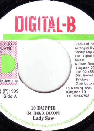 Lady Saw : 10 Duppie (7")
