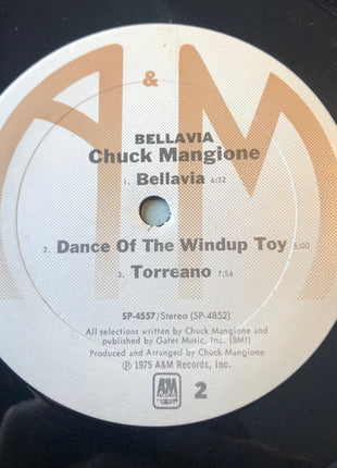 Chuck Mangione : Bellavia (LP, Album, Club)