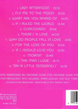 Regina Belle : Lazy Afternoon (CD, Album)