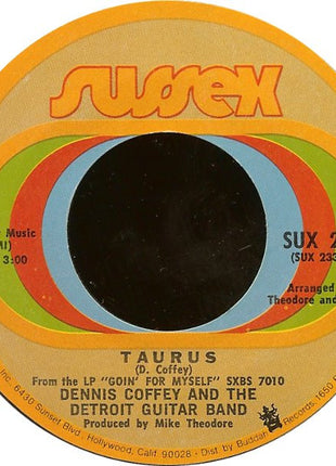 Dennis Coffey And The Detroit Guitar Band : Taurus / Can You Feel It (7", Styrene, Pit)