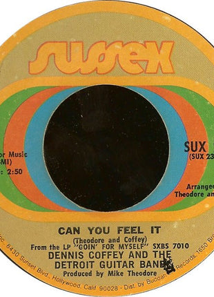 Dennis Coffey And The Detroit Guitar Band : Taurus / Can You Feel It (7", Styrene, Pit)