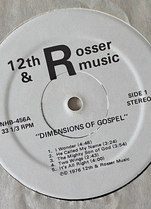 Dimensions Of Gospel : It's All Right (LP)