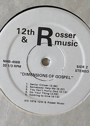 Dimensions Of Gospel : It's All Right (LP)