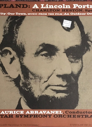 Aaron Copland : A Lincoln Portrait / Quiet City / Our Town, Music From The Film / An Outdoor Overture (LP, Album)