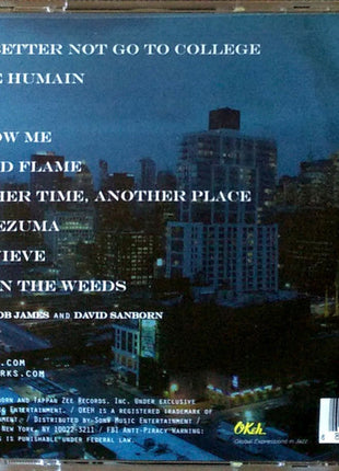 Bob James & David Sanborn : Quartette Humaine (CD, Album)