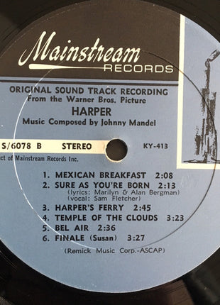 Johnny Mandel : Harper (Original Soundtrack) (LP, Album)
