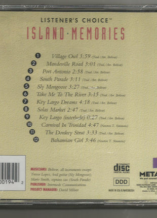 Various : Listener'S Choice - Island Memories - Vol 4 (CD)