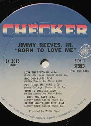 Jimmy Reeves Jr. : Born To Love Me (LP, Promo)