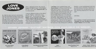 Johnny Guitar Watson : Love Jones (CD, Album, RM)