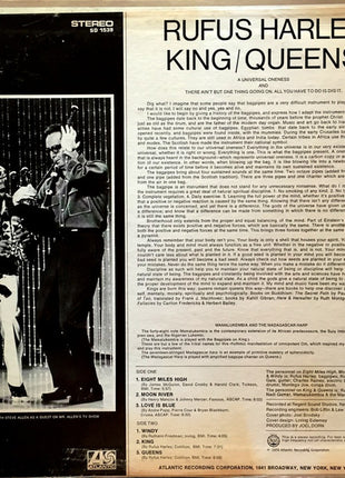 Rufus Harley : King / Queens (LP, Album, PR )