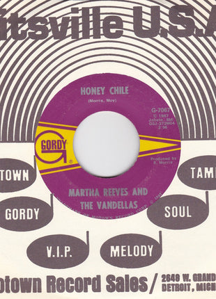 Martha Reeves And The Vandellas* : Honey Chile / Show Me The Way (7", Single, ARP)