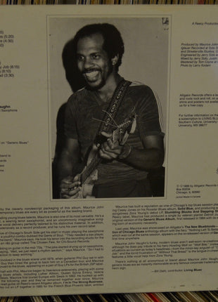 Maurice John Vaughn : Generic Blues Album (LP, RE, RM)