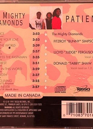 The Mighty Diamonds : Patience (CD)