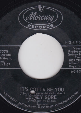 Lesley Gore : I Don't Wanna Be A Loser / It's Gotta Be You (7", Single)
