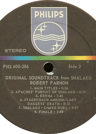 Robert Farnon : Shalako (Original Motion Picture Sound Track) (LP, Album)