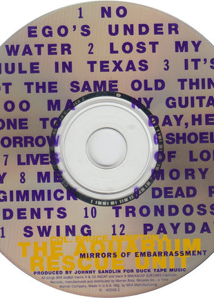 Col. Bruce Hampton* & The Aquarium Rescue Unit : Mirrors Of Embarrassment (CD, Album)