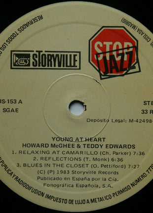 Howard McGhee & Teddy Edwards : Young At Heart (LP, Album)