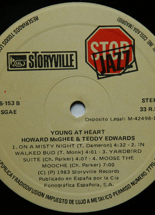 Howard McGhee & Teddy Edwards : Young At Heart (LP, Album)