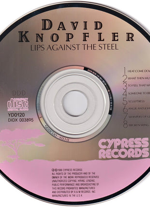 David Knopfler : Lips Against The Steel (CD, Album)