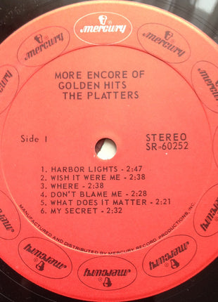 The Platters : More Encore Of Golden Hits (LP, Comp, Club, RE, RM)