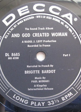 Paul Misraki : And God Created Woman (LP, Mono)