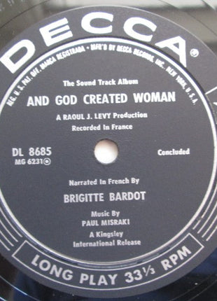 Paul Misraki : And God Created Woman (LP, Mono)