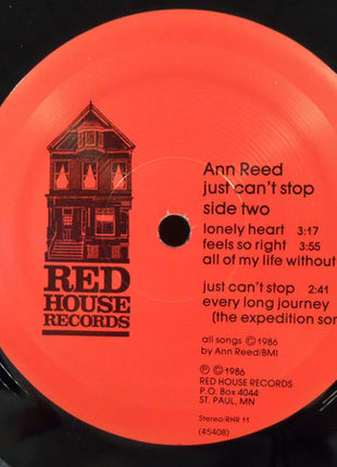 Ann Reed : Just Can't Stop (LP, Album)