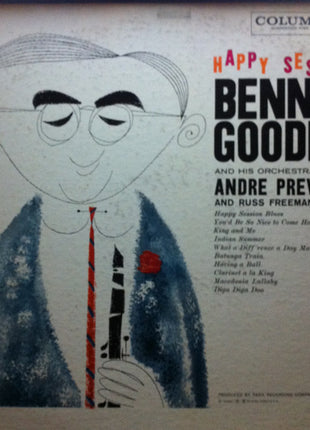 Benny Goodman And His Orchestra Featuring André Previn And Russ Freeman : Happy Session (LP, Album, Mono)