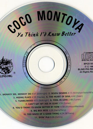 Coco Montoya : Ya Think I'd Know Better (CD, Album)