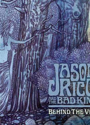 the album cover for Jason Ricci & The Bad Kind - Behind The Veil