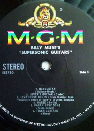 Billy Mure : Supersonic Guitars (LP, Album, RP)