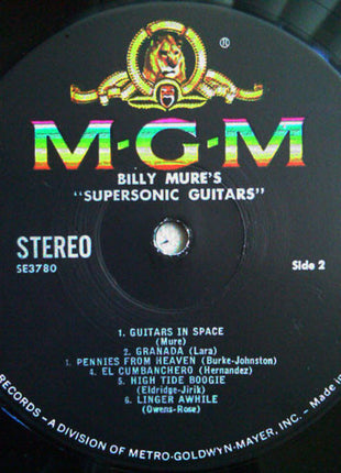 Billy Mure : Supersonic Guitars (LP, Album, RP)