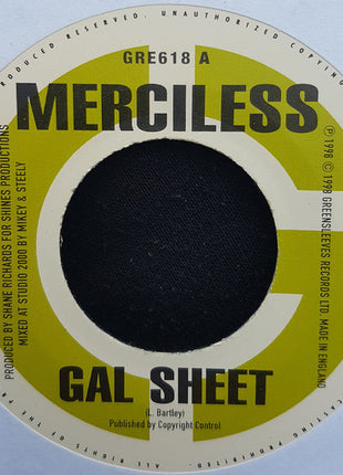 Merciless : Gal Sheet (7")