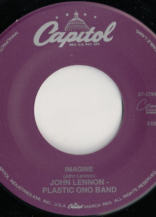 John Lennon - Plastic Ono Band* : Imagine (7", Single, RE)
