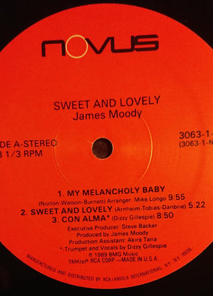 James Moody : Sweet And Lovely (LP, Album)