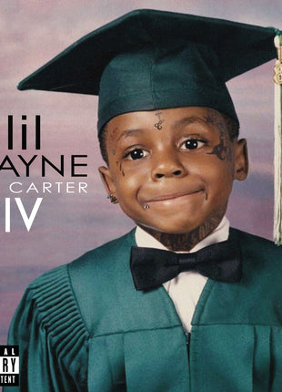the album cover for Lil Wayne - Tha Carter Iv