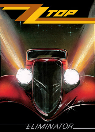 the album cover for ZZ Top - Eliminator (Rktbr25) (Brick & Mortar Exclusive) (Hifi)